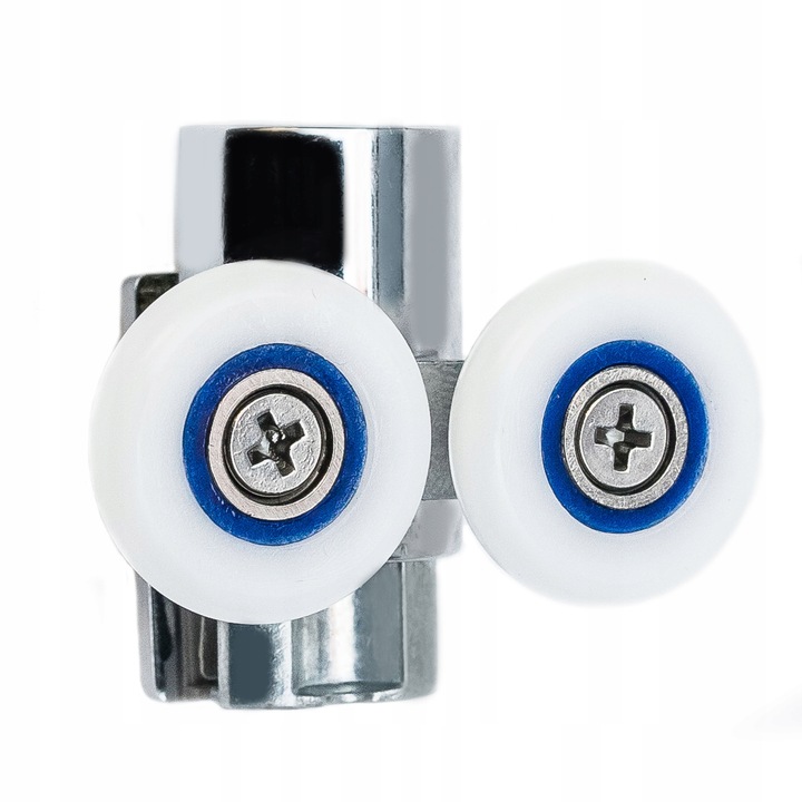 Role cabina de dus, Aquaparts, Inox/Plastic, Alb