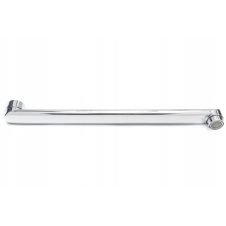 Supapa pentru chiuveta de bucatarie cu gura dreapta 3/4 inchi, Aquaparts, Inox, Argintiu