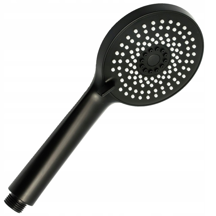 Cap de dus, Aquaparts, Plastic, Negru