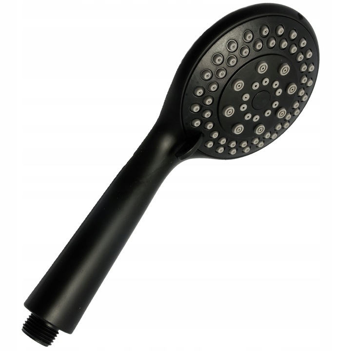 Cap de dus, Aquaparts, Plastic, Negru