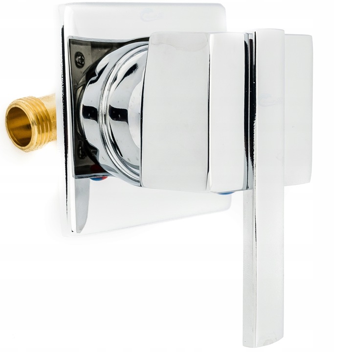 Baterie cabina de dus, Aquaparts, Alama/inox, Crom