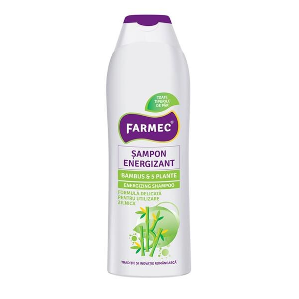 Sampon Energizant Bambus si 5 plante 400 ml, Farmec