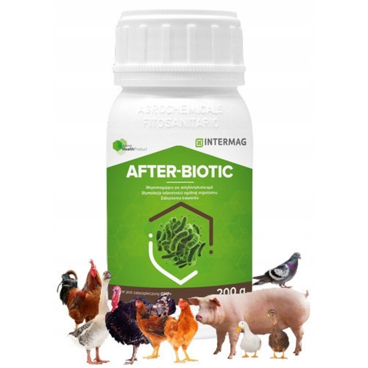 Probiotic pentru pasari/porci, Reglarea florei intestinale, Intermag, 200 g