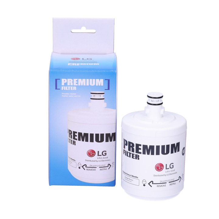 Filtru intern ADQ72910901, LG, Pentru frigider LT500P, Alb