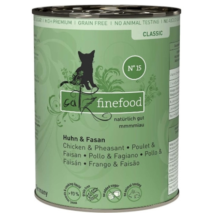 Hrana pentru pisici, pui si fazan, Catz, Finefood, 400 g