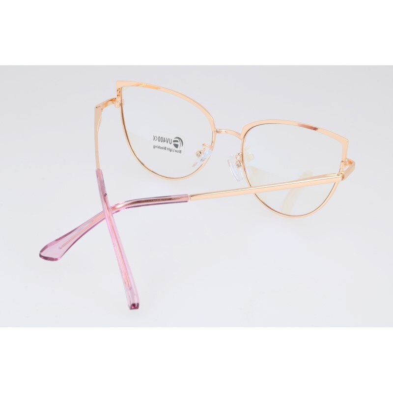 Ochelari de protectie calculator pentru femei, Born86, Metal, +0.00