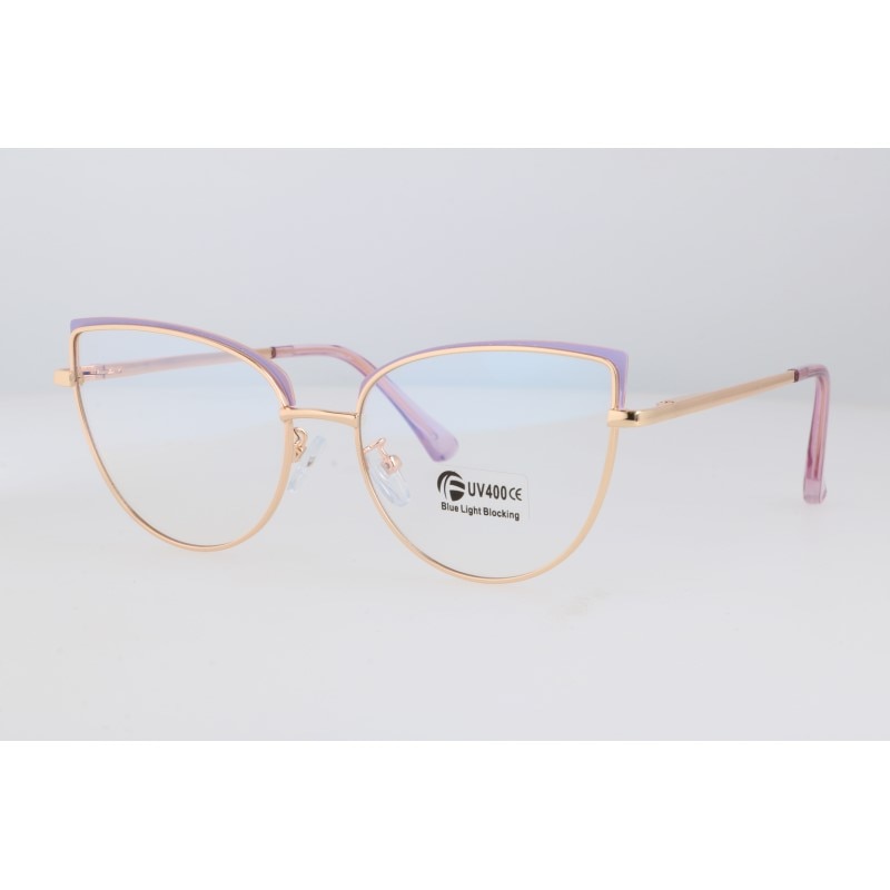 Ochelari de protectie calculator pentru femei, Born86, Metal, +0.00