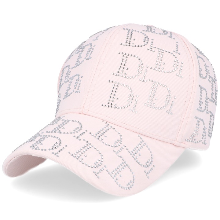 Шапка Moramo snapback, 4412, розова, полиестер, регулируема, 54-58см