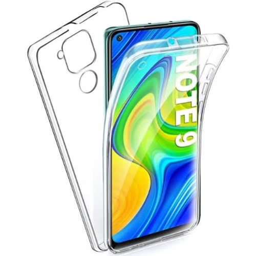 Husa 360 Compatibila Cu Xiaomi Redmi Note 9, Fata Spate Full, Miromoto®, Transparent