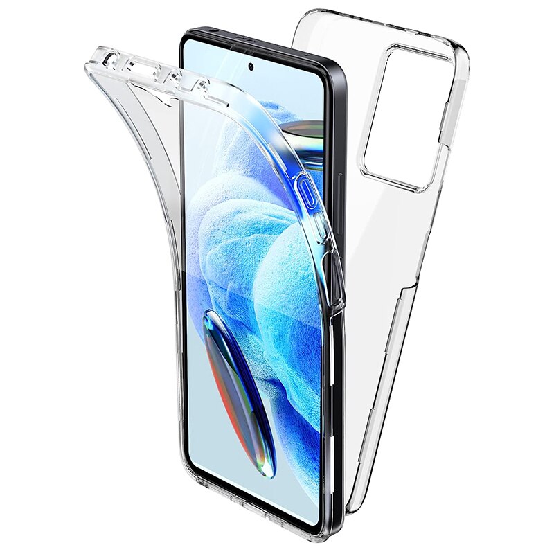 Husa 360 Compatibila Cu Xiaomi Redmi Note 11 PRO 5G, Fata Spate Full, Miromoto®, Transparent