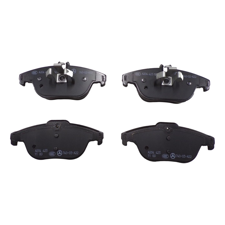 Hátsó fékbetétek, Mercedes-Benz, Kompatibilis MERCEDES W204/W207