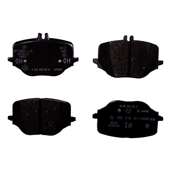 Hátsó fékbetétek, Mercedes-Benz, Kompatibilis MERCEDES S OSZTÁLY W223/GLC W254