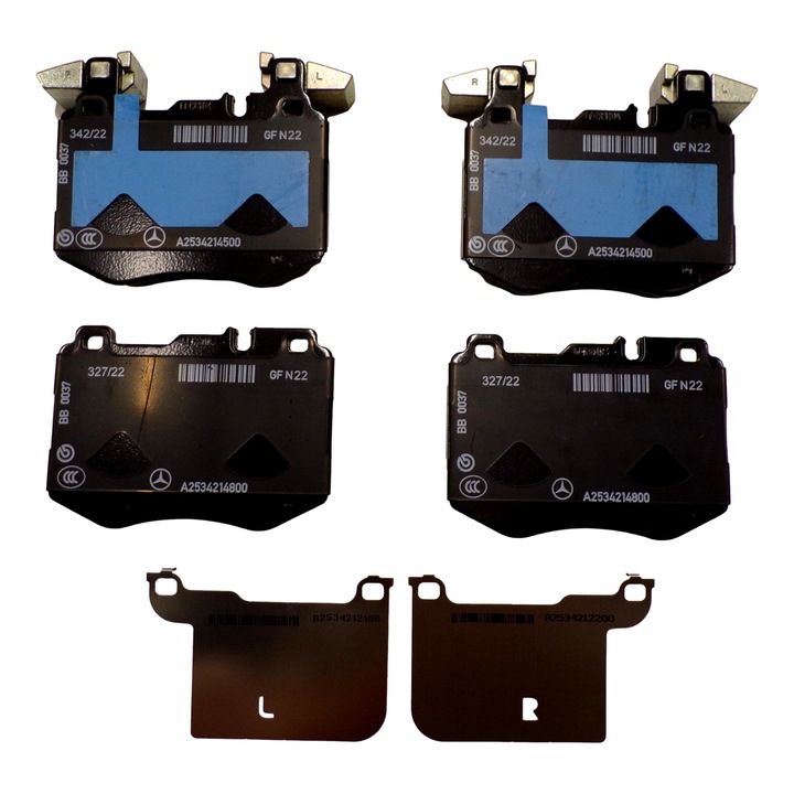 Első fékbetétek, Mercedes-Benz, Kompatibilis MERCEDES GLC 253