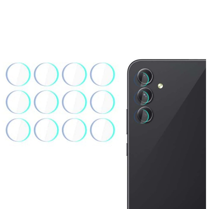 Telefonkamerás védőfólia, 3MK, Galaxy A54-hez, Átlátszó
