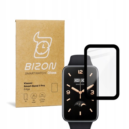 Фолио за смарт часовник, Bizon, Xiaomi Smart Band 7 Pro, Прозрачен ...