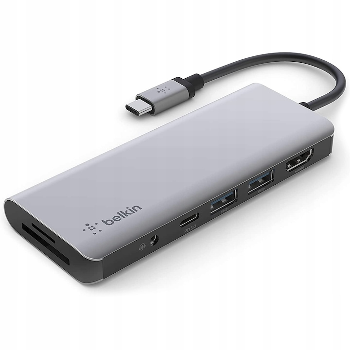 Statie, hub USB-C pentru laptop, Belkin AVC009 uni