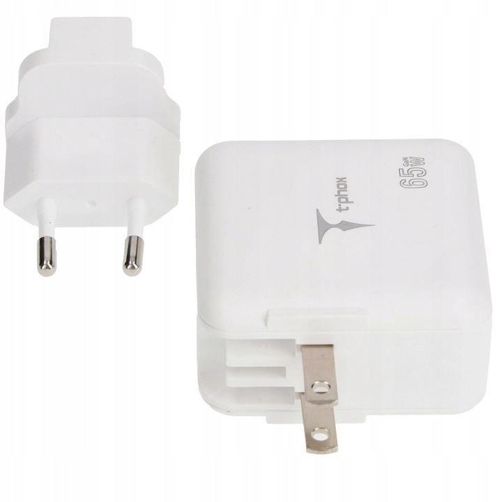 T-Phox EU, USA utazási adapter / fali töltő