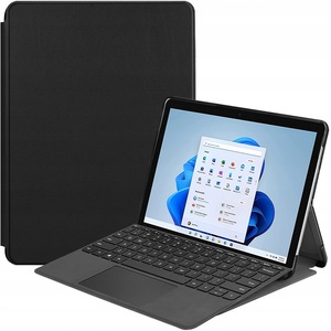 Husa tableta, Bizon, Policarbonat, Pentru Microsoft Surface Pro 8, Negru