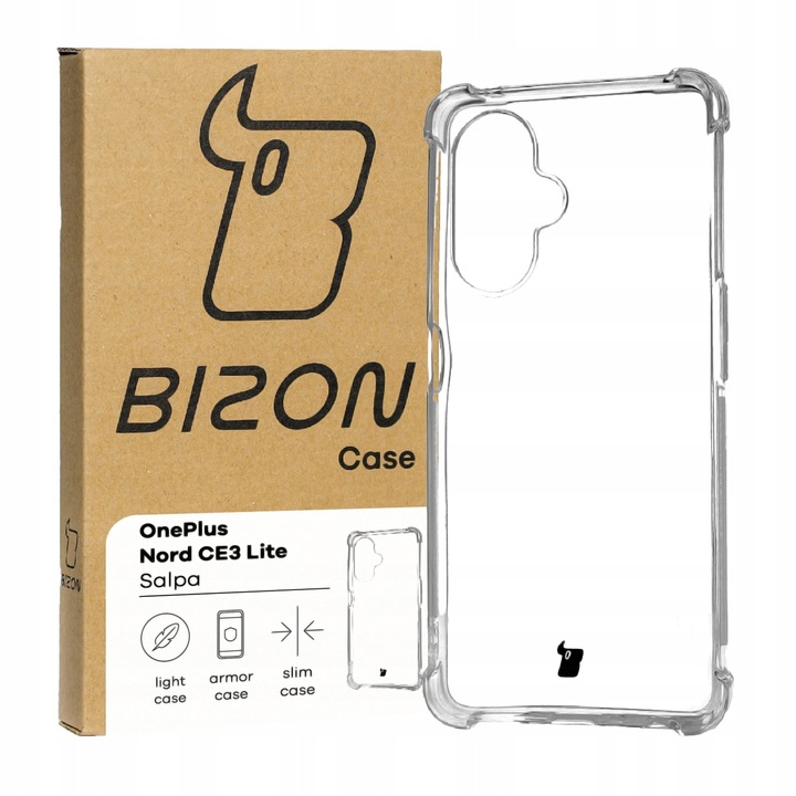 Прозрачен калъф Bizon за OnePlus Nord CE3 Lite