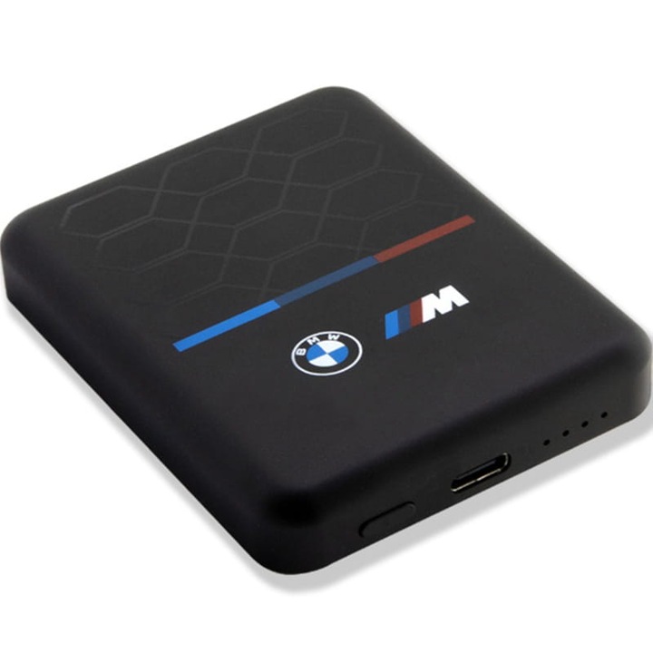 Töltő, BMW, 5W, 3000 mAh, Fekete