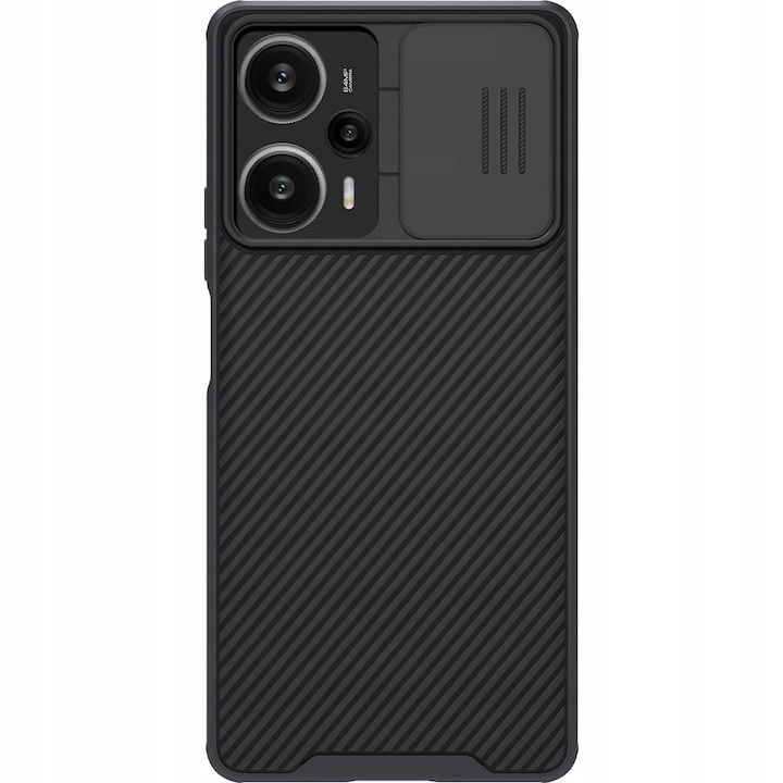 Калъф за телефон Nillkin, Поликарбонат, За Xiaomi POCO F5, Черен