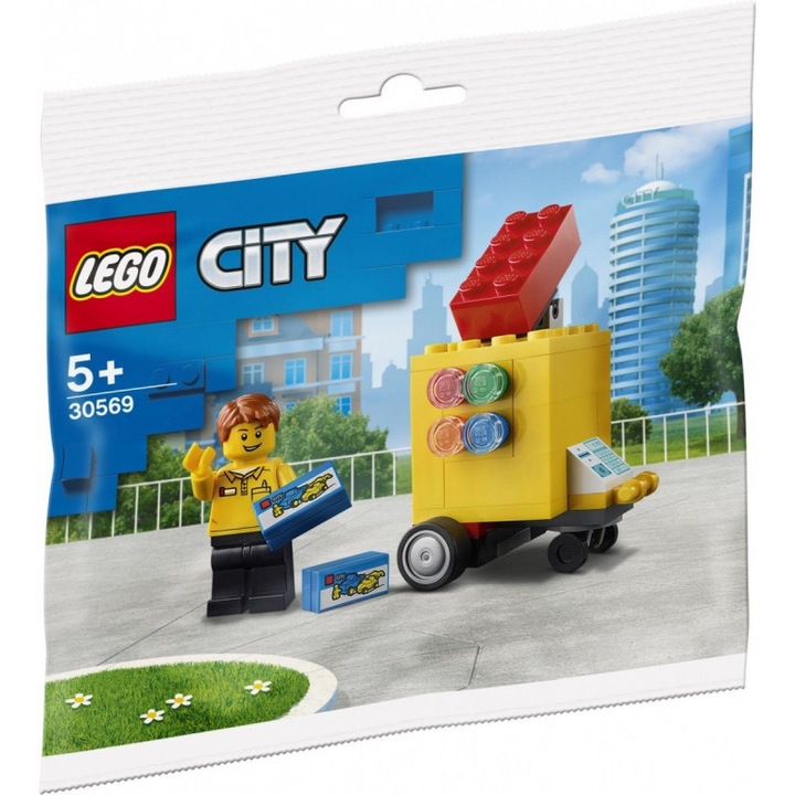 Конструктор, Lego, City bricks, +5 години, Многоцветен