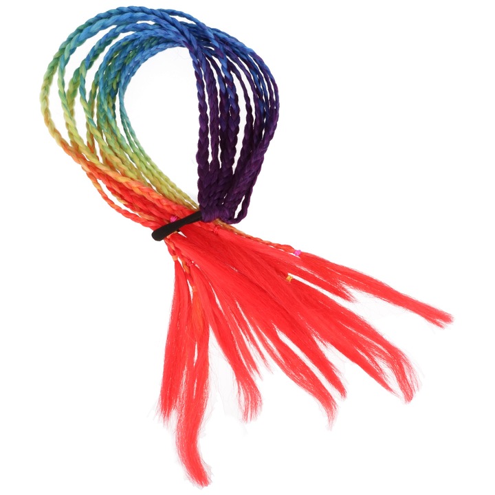 Fonott póthaj, Born86, Poliészter, Többszínű