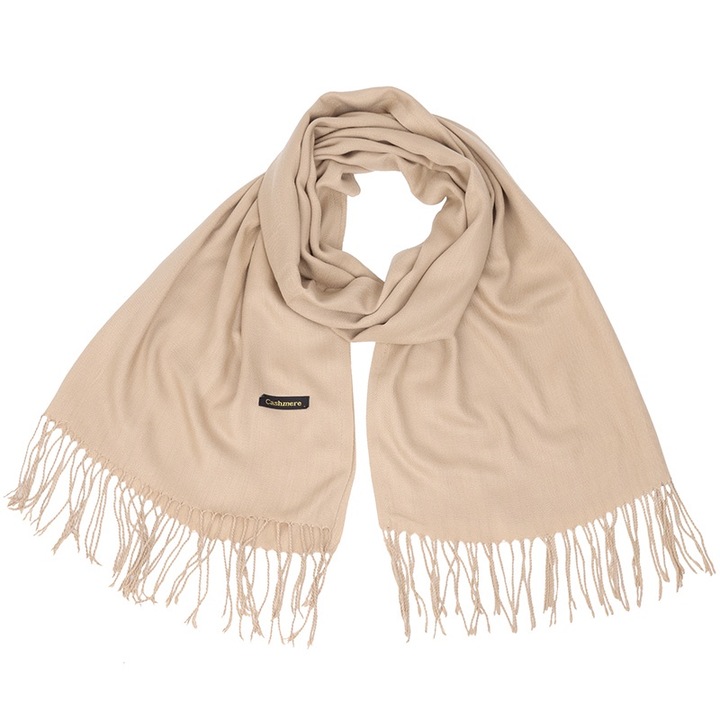 Bézs sál, 182x66cm, Cappuccino, 186 x 70 cm