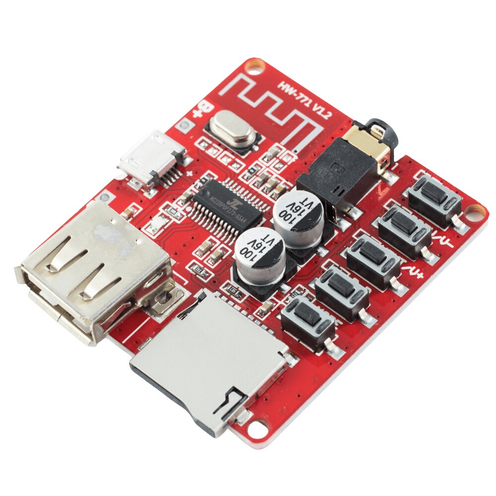 Modul audio, Bluetooth 4.1, Cu mp3 player, Slot pentru card SD ...