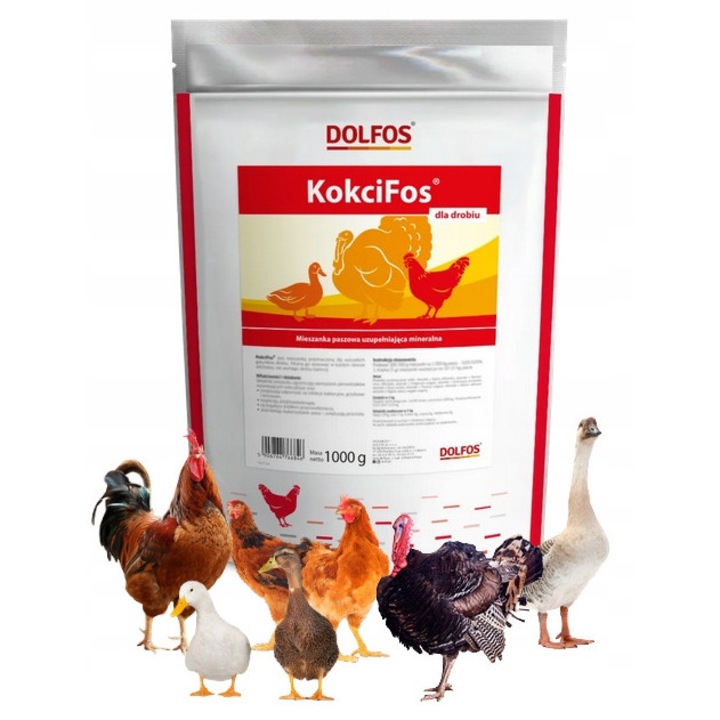 Hrana minerala suplimentara, Dolfos, Pentru prevenirea coccidiozei, 1kg