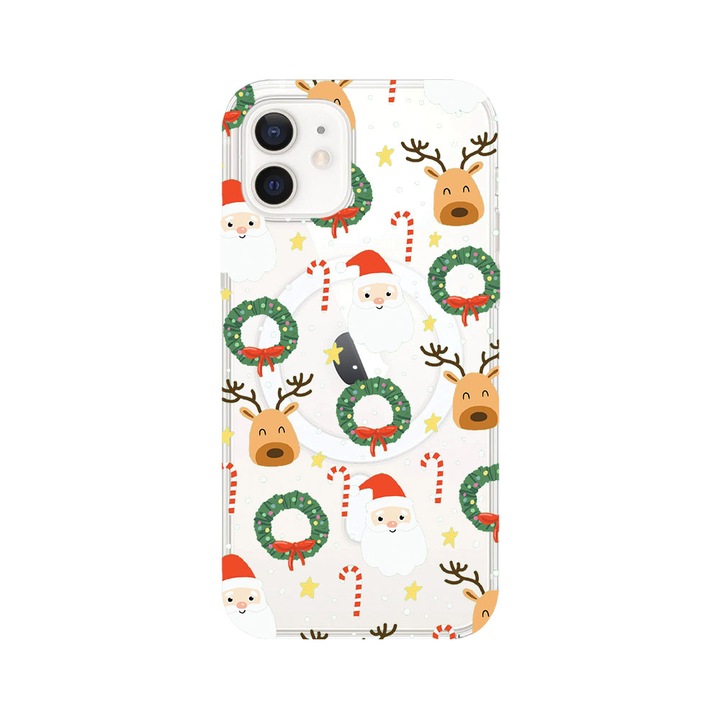 BestCase Anti Shock Magsafe kompatibilis telefontok, Apple iPhone 12 Mini, Xmas, MAS 350