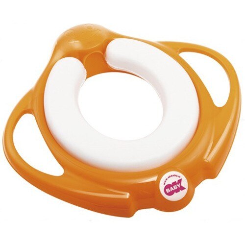 Reductor OK Baby pentru WC Pinguo Soft, PORTOCALIU