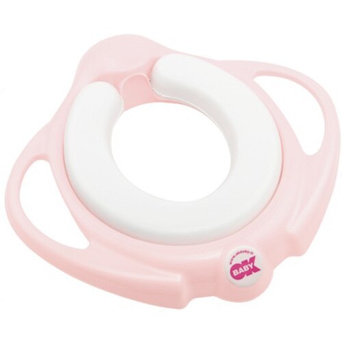 Reductor OK Baby pentru WC Pinguo Soft, ROZ DESCHIS