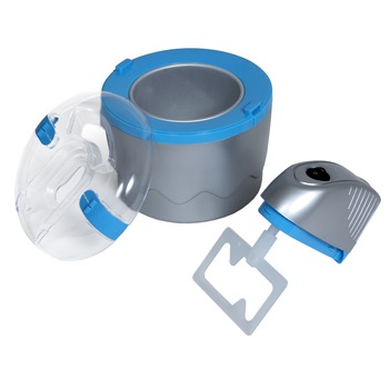 Aparat pentru preparat inghetata Tristar YM-2603, 7 W, 0.8 l, Albastru/Argintiu Aparat pentru preparat inghetata Tristar YM-2603, 7 W, 0.8 l, Albastru/Argintiu