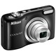 Nikon COOLPIX L29 digitális fényképezőgép, 16.1MP, Fekete + 4GB-os kártya, Class 4 + Nikon védőtok + 2xR6 2000mAh akkumulátor töltő