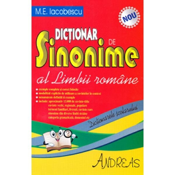 Dictionar De Sinonime Al Limbii Romane - M.e. Iacobescu