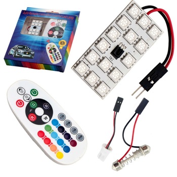 Placa LED RGB 28X43MM. CU TELECOMANDA - 15 SMD 5050 RGB 12V (pret/set) Placa LED RGB 28X43MM. CU TELECOMANDA - 15 SMD 5050 RGB 12V (pret/set)