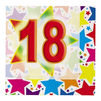 Servetele 33 x 33 cm Stardust 18 20 buc/Set Big Party Servetele 33 x 33 cm Stardust 18 20 buc/Set Big Party