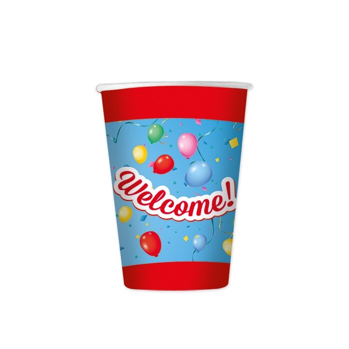 Pahare 200 ml Welcome 8 buc/Set Big Party