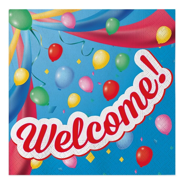Servetele 33 x 33 cm Welcome 20 buc/Set Big Party