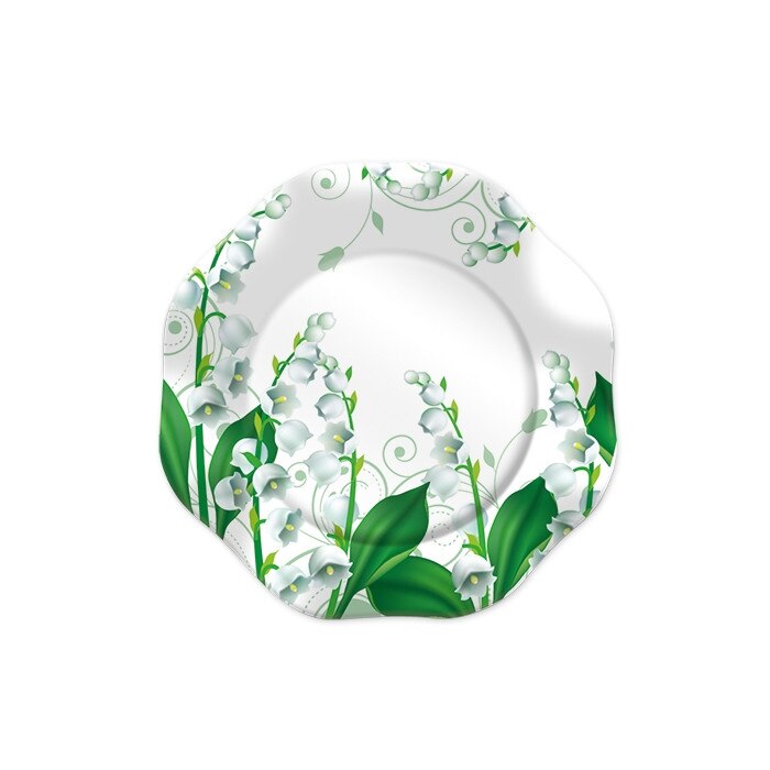 Farfurii 18 cm Muguri 8 buc/Set Big Party