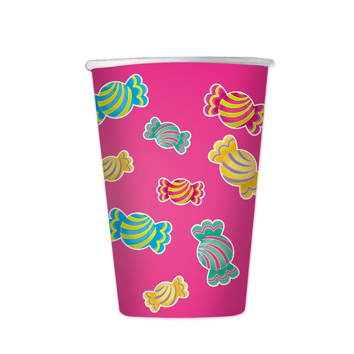 Pahare 470 ml bomboane 6 buc/Set Big Party