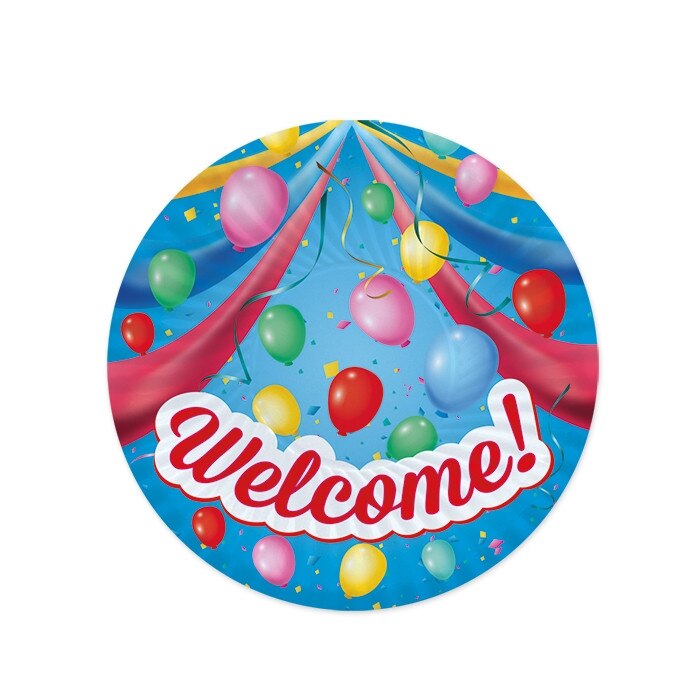 Farfurii 18 cm Welcome 8 buc/Set Big Party