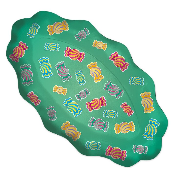 Platou oval 36 x 20 cm bomboane 3 buc/set Big Party