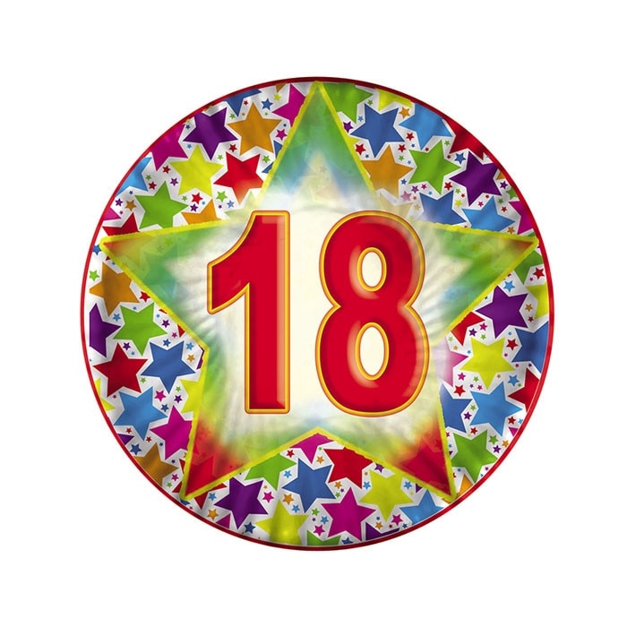 Farfurii 18 cm Stardust 10 buc/set Big Party