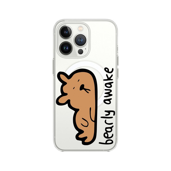 BestCase Anti Shock Magsafe kompatibilis telefontok, Apple iPhone 12 Pro Max, Bearly Awake, MAS 998