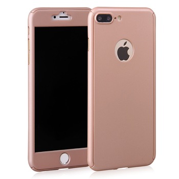 Husa FullBody MyStyle Rose - Gold pentru Apple iPhone 7 Plus acoperire completa 360 grade cu folie de protectie gratis Husa FullBody MyStyle Rose - Gold pentru Apple iPhone 7 Plus acoperire completa 360 grade cu folie de protectie gratis