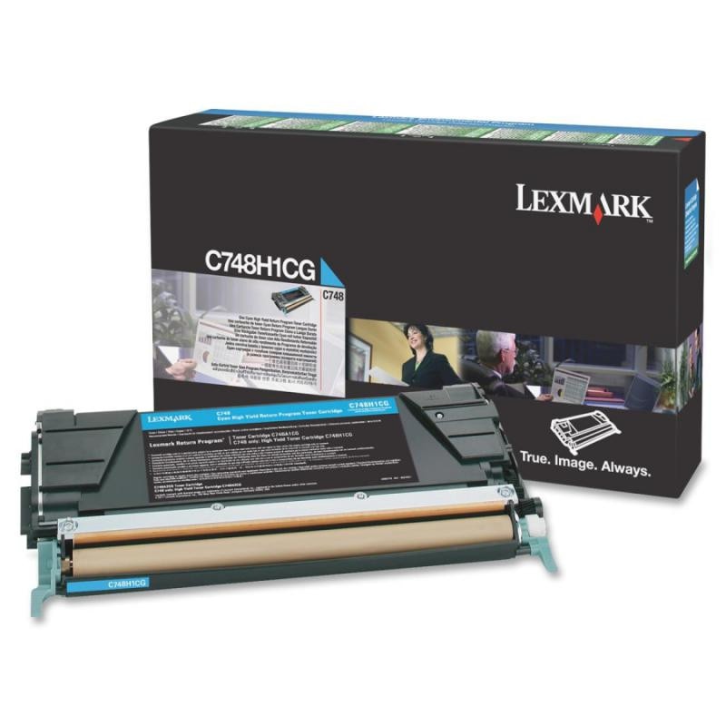 Cartus toner Lexmark C748H1CG, Cyan, 10 k - C748H1CG