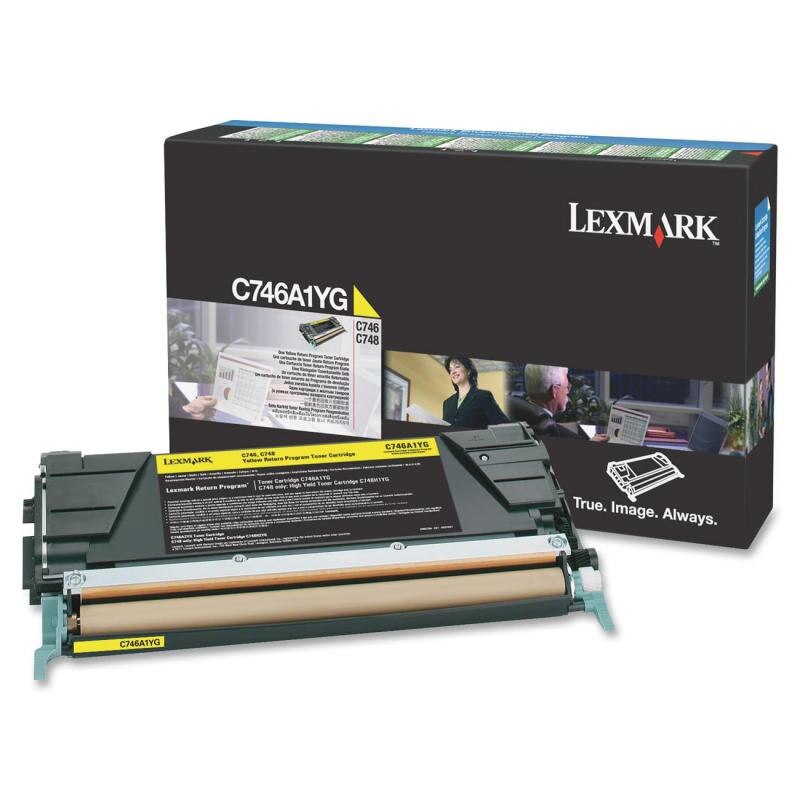 Cartus toner Lexmark C746A1YG, galben, 7 k - C746A1YG103682
