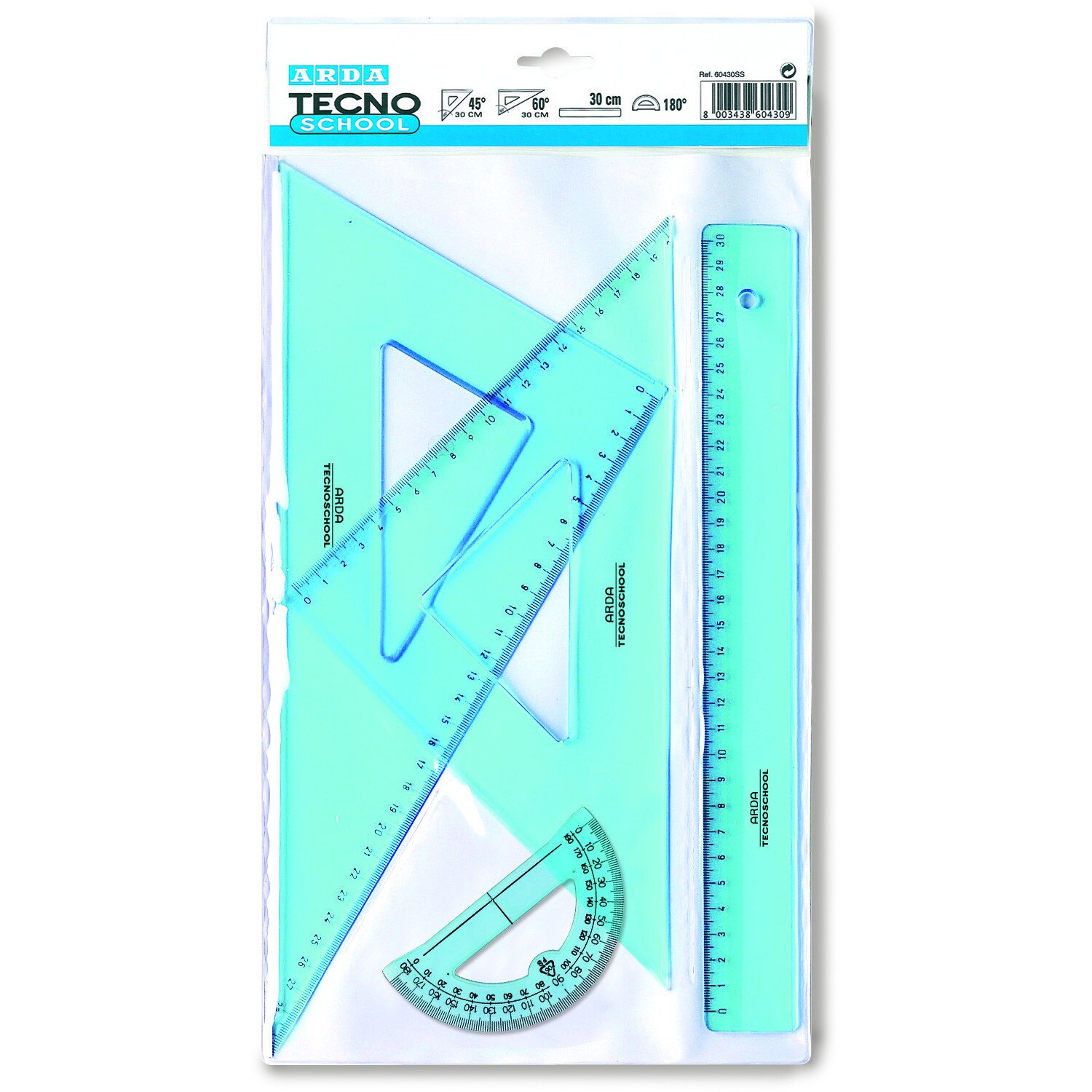 Set geometrie, 4 buc, AR-60430SS